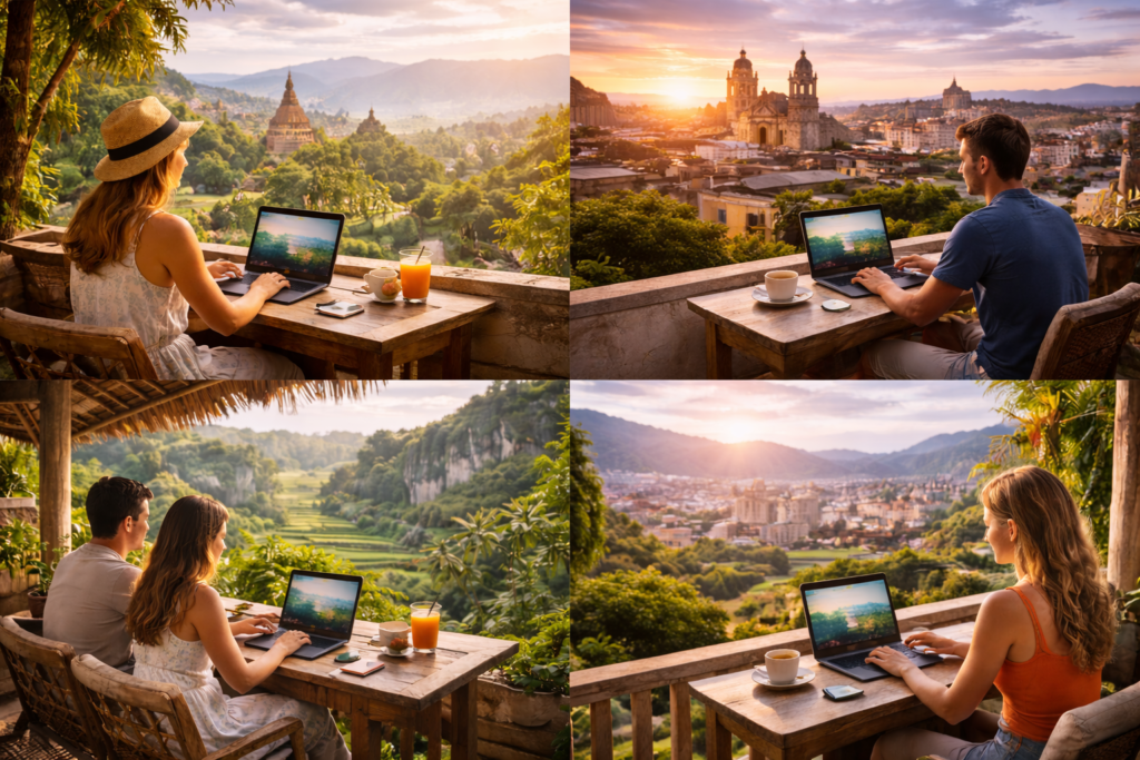 Cele mai bune orașe pentru nomazi digitali în 2026
