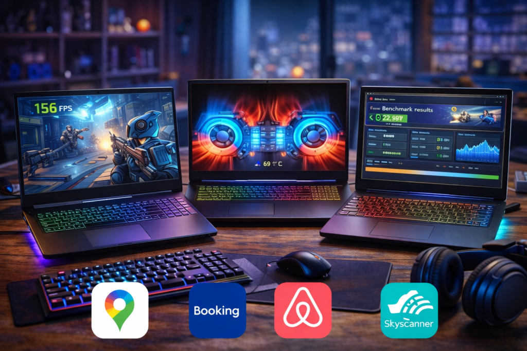 Laptopuri pentru gaming în 2026 FPS, răcire, benchmarkuri