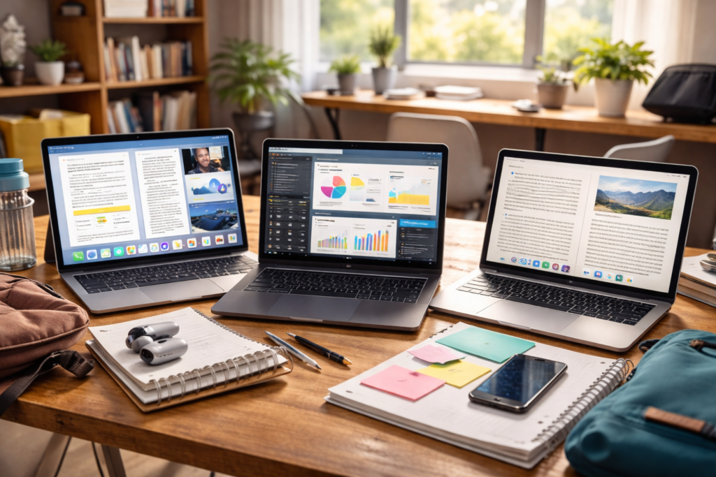 Laptopuri pentru studenți în 2026 (Cele mai bune modele pentru școală și facultate)