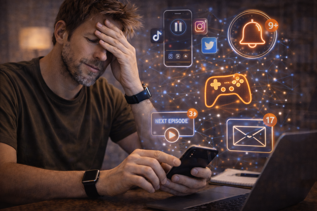 Cele mai frecvente distrageri digitale